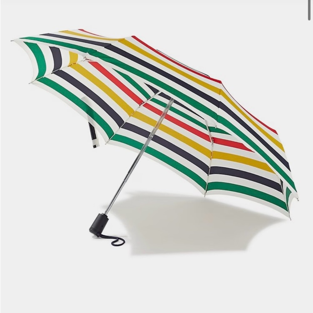 HBC + Fulton Stripes Compact Folding Umbrella